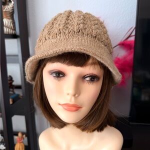 Vintage Hansen Tan Knit Hat